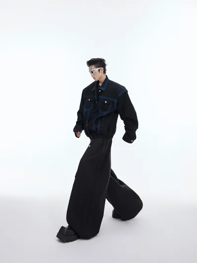 Short Profile Design Jacket For Men