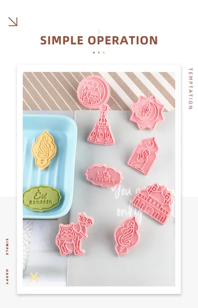 Cookie Mold 3d 3d Diy Plastic Suit Home Cake Cookie Press Type Baking Tool Cutter