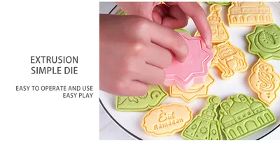 Cookie Mold 3d 3d Diy Plastic Suit Home Cake Cookie Press Type Baking Tool Cutter