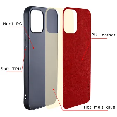 Fashion PU Leather Pattern Phone Case