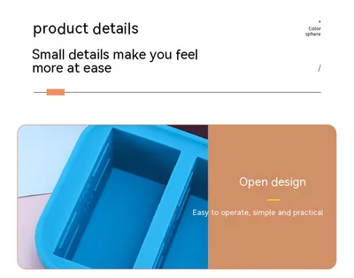 Household Refrigerator Silicone Ice Cube Box With Lid