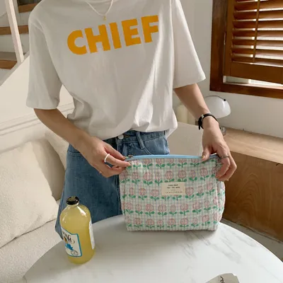 Home Fashion Floral Multifunction Storage Bag Clutch