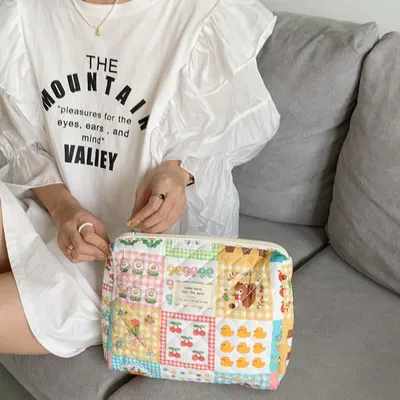 Home Fashion Floral Multifunction Storage Bag Clutch