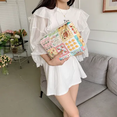 Home Fashion Floral Multifunction Storage Bag Clutch