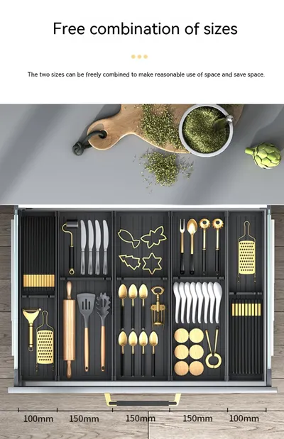 Kitchen Drawer Storage Box Partition