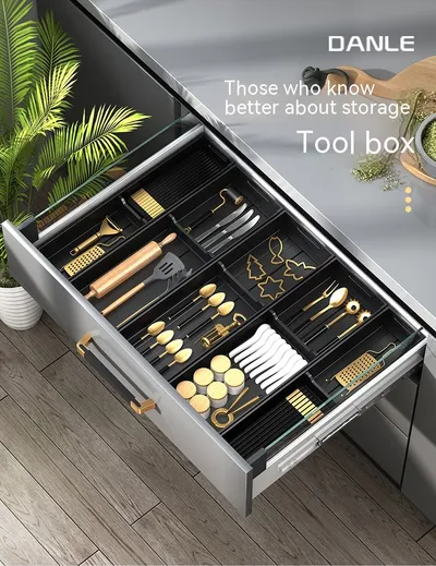 Kitchen Drawer Storage Box Partition