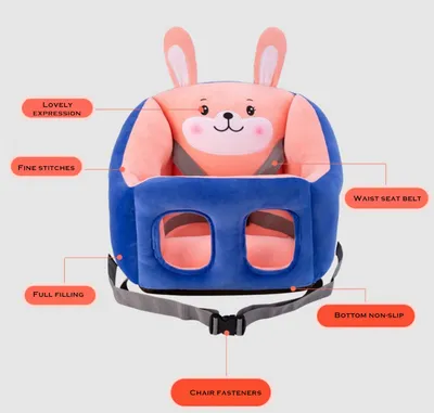 Cartoon Portable Baby Dining Chair Multifunctional Baby Car Can Be Fixed