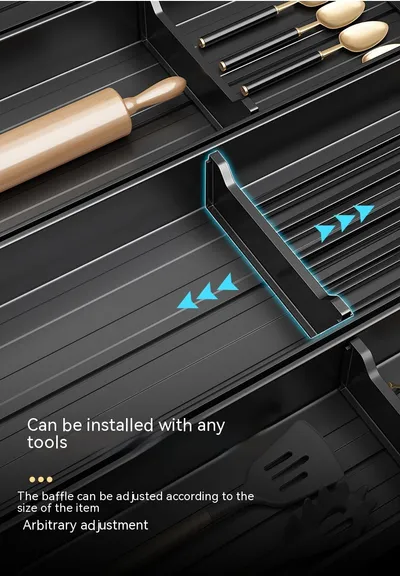 Kitchen Drawer Storage Box Partition