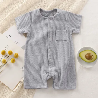 Baby Breathable High Elastic Cotton Jumpsuits Pairs Cardigan