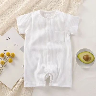 Baby Breathable High Elastic Cotton Jumpsuits Pairs Cardigan