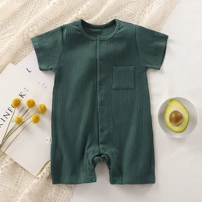 Baby Breathable High Elastic Cotton Jumpsuits Pairs Cardigan