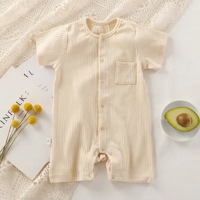 Baby Breathable High Elastic Cotton Jumpsuits Pairs Cardigan