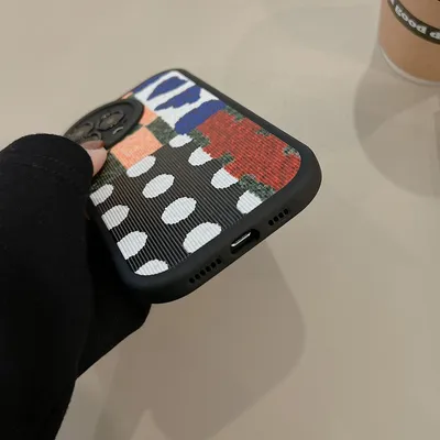 Art Color Contrast Patchwork Phone Case
