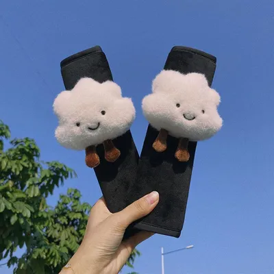 Creative Cartoon Cloud Panda Universal Automobile Seat Belt Shoulder Protector