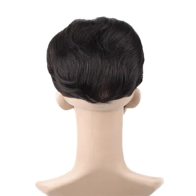 Men's Wig Big Back Head Aircraft Head Invisible Hair Supplementing Piece