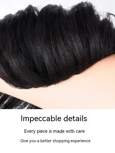 Men's Wig Big Back Head Aircraft Head Invisible Hair Supplementing Piece