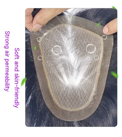 Men's Hand Woven Human Hair Wig