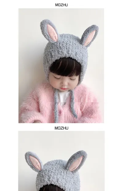 Baby Hat Autumn And Winter Thickening Knitted Hat