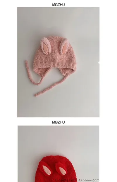 Baby Hat Autumn And Winter Thickening Knitted Hat
