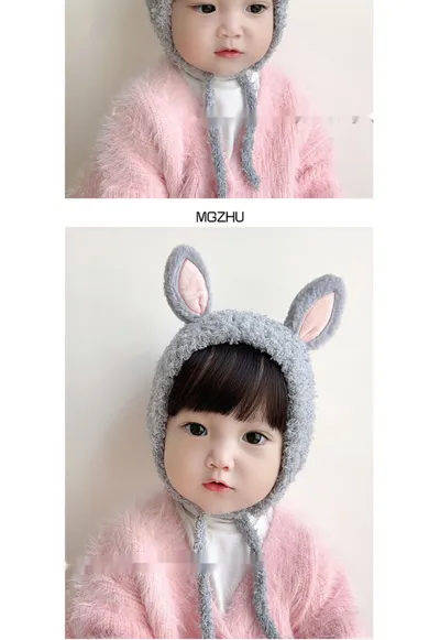 Baby Hat Autumn And Winter Thickening Knitted Hat