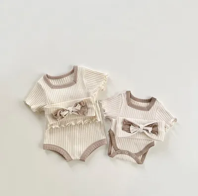 Baby Summer Short Sleeve Shorts Suit