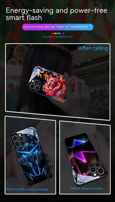 Phone Case Incoming Light-emitting Mech