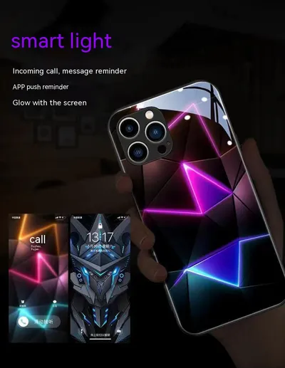 Phone Case Incoming Light-emitting Mech