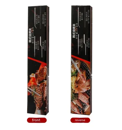 Stainless Steel Barbecue Tongs Outdoor Retro Long-handle Clip Fried Steak Anti-scald Restaurant Kitchen Plate Holder