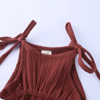 Summer Baby Cotton And Linen Jumpsuit