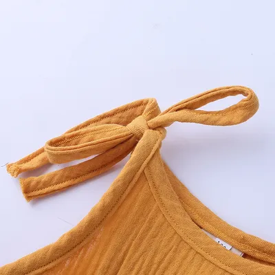 Summer Baby Cotton And Linen Jumpsuit