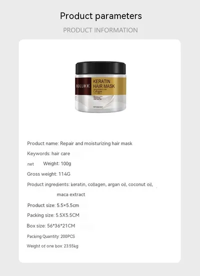 Repair Moisturizing Hair Mask Deep Moisturizing Repair Damaged Hair Anti-drying Split Knot