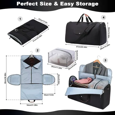 Folding Travel Workout Multifunctional Luggage Bag