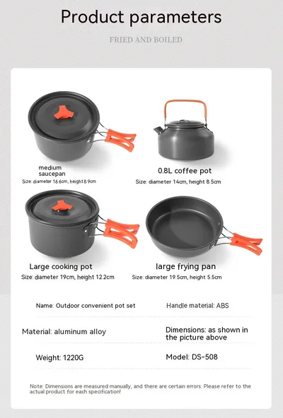 Multi-person Camping Picnic Pot Portable Mixed Pot