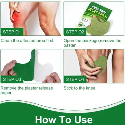 Argy Wormwood Knee Plaster Self-heating Analgesic Skin care lotion Exercise Fitness Joint Care