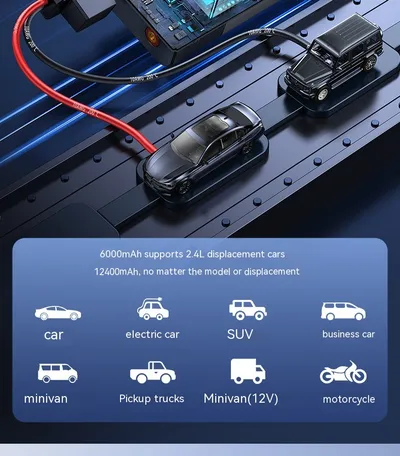 Automobile Emergency Start Power Source All-in-one Machine With Electric Treasure