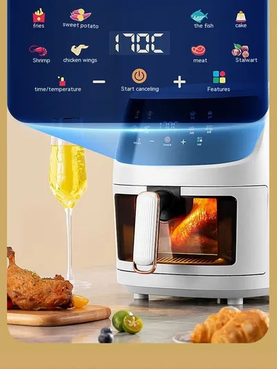 Home Intelligent Large Capacity Visual Multifunctional Air Fryer
