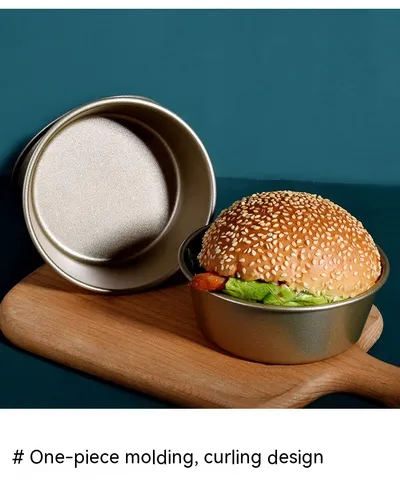Non-stick Round Cheese Fromage Small Cake Baking Tool Hamburger Mold