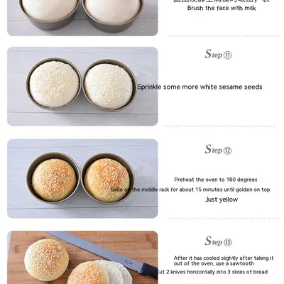 Non-stick Round Cheese Fromage Small Cake Baking Tool Hamburger Mold
