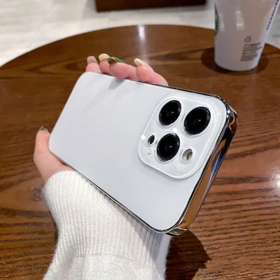Electroplated Tpu Frosted Acrylic Phone Case