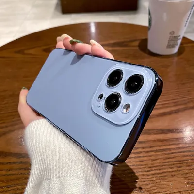 Electroplated Tpu Frosted Acrylic Phone Case