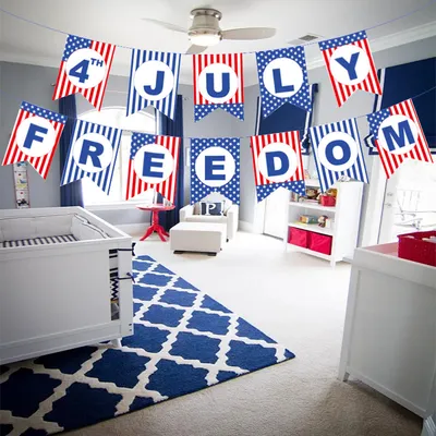 Hanging Flag Garden Banner National Day Party Decoration Supplies Venue Layout Props