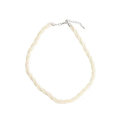 Baroque Pearl Short Necklace For Women