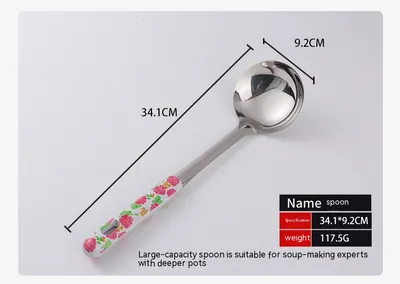 Stainless Steel Spatula And Soup Spoon Kitchen Utensils