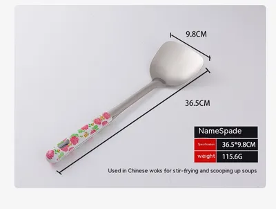 Stainless Steel Spatula And Soup Spoon Kitchen Utensils