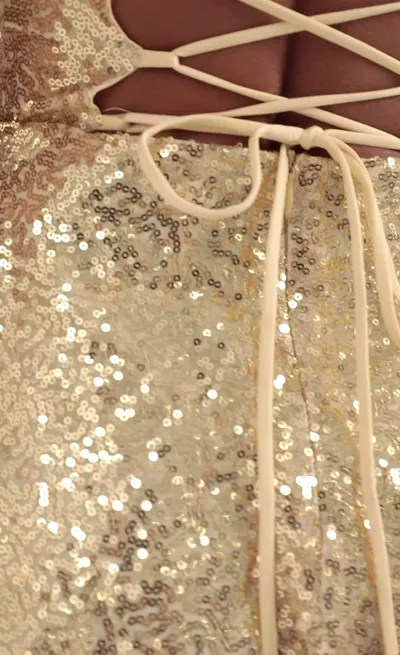 Fashion Women Shiny Sequins Dress Summer Sexy Backless A-Line Mini Party Dress For Cocktail Party Beach Streetwear