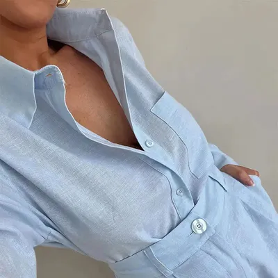 Women's Fashion Short Suit Pants Long-sleeve Suit