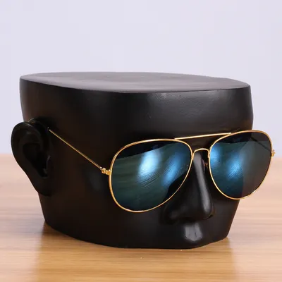 Mannequin Head Glasses Frame Resin Craft Ornament