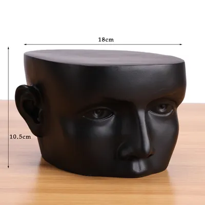 Mannequin Head Glasses Frame Resin Craft Ornament