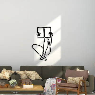 Craft Art Wall Metal Crafts Men Women Iron Craft Hanging Decorations