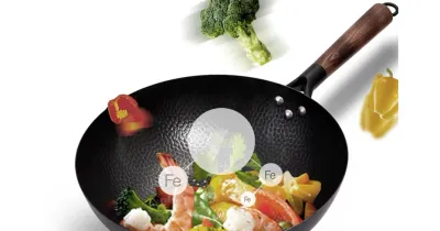 Iron Pan Traditional Iron Wok Handmade
